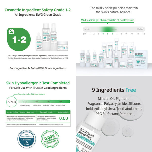 SERUM GLUTATIONE AMPOULE SERUM 4 Sérum Coreano con Glutatión y Niacinamida APLB