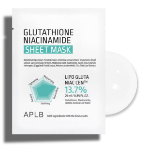 Mascarilla Iluminadora Coreana con Glutatión y Niacinamida APLB